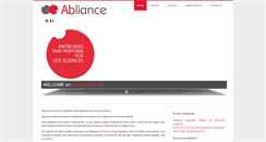 Desktop Screenshot of abliance.com