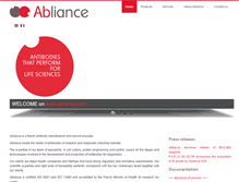 Tablet Screenshot of abliance.com